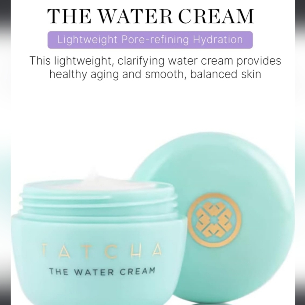 TATCHA The Water Cream Cream Moisturizer for Face, Optimal Hydration For Pure - Picture 4 of 4